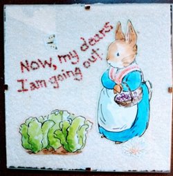 6" x 6" Mother Rabbit