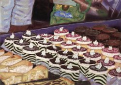 Cupini's Dessert Case 9 1/2" x 11" Pastel Print