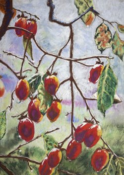 Hachiya Persimmons 9 1/2" x 11" Pastel Print